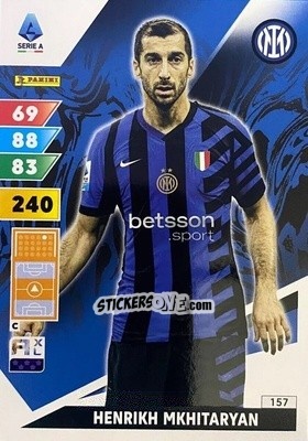 Cromo Henrikh Mkhitaryan - Calciatori 2024-2025. Adrenalyn XL
 n. 157 - Panini