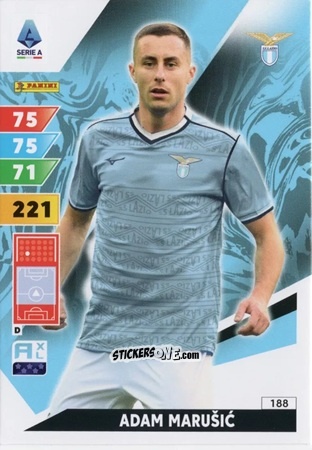 Sticker Adam Marušić - Calciatori 2024-2025. Adrenalyn XL
 n. 188 - Panini