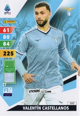 Sticker Valentín Castellanos - Calciatori 2024-2025. Adrenalyn XL
 n. 197 - Panini