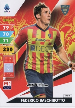 Cromo Federico Baschirotto - Calciatori 2024-2025. Adrenalyn XL
 n. 202 - Panini