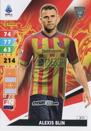 Cromo Alexis Blin - Calciatori 2024-2025. Adrenalyn XL
 n. 211 - Panini