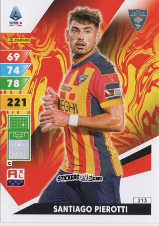 Cromo Santiago Pierotti - Calciatori 2024-2025. Adrenalyn XL
 n. 213 - Panini