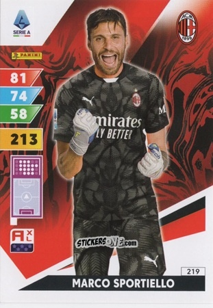 Sticker Marco Sportiello - Calciatori 2024-2025. Adrenalyn XL
 n. 219 - Panini