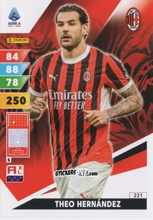Figurina Théo Hernandez - Calciatori 2024-2025. Adrenalyn XL
 n. 221 - Panini