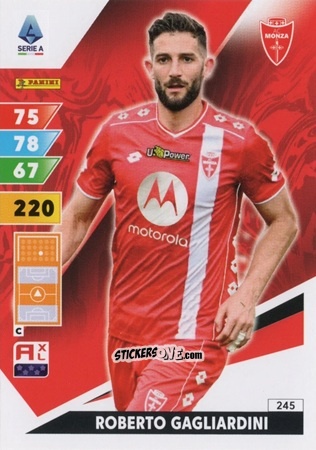 Sticker Roberto Gagliardini - Calciatori 2024-2025. Adrenalyn XL
 n. 245 - Panini