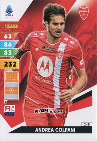 Sticker Andrea Colpani - Calciatori 2024-2025. Adrenalyn XL
 n. 248 - Panini