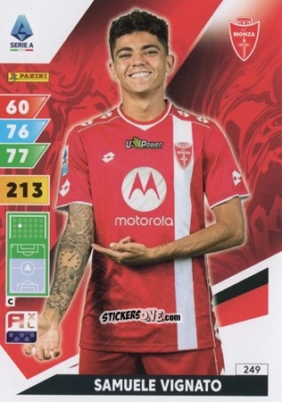 Sticker Samuele Vignato - Calciatori 2024-2025. Adrenalyn XL
 n. 249 - Panini