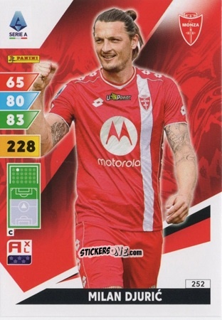 Sticker Milan Djurić - Calciatori 2024-2025. Adrenalyn XL
 n. 252 - Panini