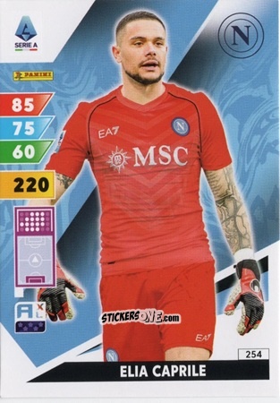Sticker Elia Caprile - Calciatori 2024-2025. Adrenalyn XL
 n. 254 - Panini
