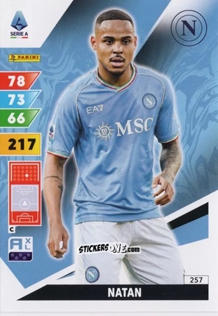 Figurina Natan - Calciatori 2024-2025. Adrenalyn XL
 n. 257 - Panini