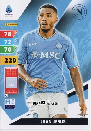 Cromo Juan Jesus - Calciatori 2024-2025. Adrenalyn XL
 n. 258 - Panini