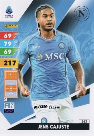 Sticker Jens Cajuste - Calciatori 2024-2025. Adrenalyn XL
 n. 263 - Panini
