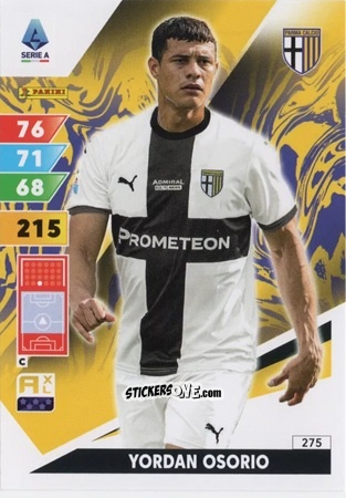 Cromo Yordan Osorio - Calciatori 2024-2025. Adrenalyn XL
 n. 275 - Panini