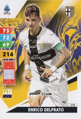 Cromo Enrico Del Prato - Calciatori 2024-2025. Adrenalyn XL
 n. 278 - Panini