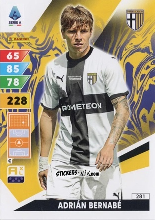 Sticker Adrián Bernabé - Calciatori 2024-2025. Adrenalyn XL
 n. 281 - Panini