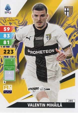 Figurina Valentin Mihăilă - Calciatori 2024-2025. Adrenalyn XL
 n. 285 - Panini