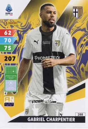 Cromo Gabriel Charpentier - Calciatori 2024-2025. Adrenalyn XL
 n. 288 - Panini