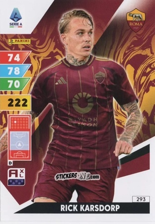 Sticker Rick Karsdorp - Calciatori 2024-2025. Adrenalyn XL
 n. 293 - Panini