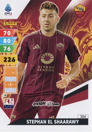 Cromo Stephan El Shaarawy - Calciatori 2024-2025. Adrenalyn XL
 n. 304 - Panini