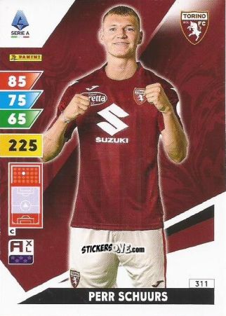 Sticker Perr Schuurs - Calciatori 2024-2025. Adrenalyn XL
 n. 311 - Panini