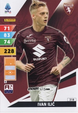Sticker Ivan Ilić - Calciatori 2024-2025. Adrenalyn XL
 n. 318 - Panini