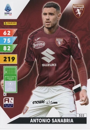Figurina Antonio Sanabria - Calciatori 2024-2025. Adrenalyn XL
 n. 322 - Panini