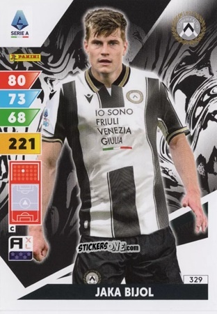 Cromo Jaka Bijol - Calciatori 2024-2025. Adrenalyn XL
 n. 329 - Panini