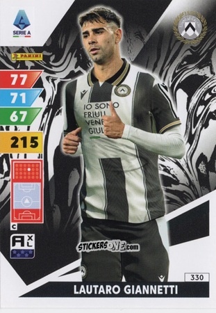 Figurina Lautaro Giannetti - Calciatori 2024-2025. Adrenalyn XL
 n. 330 - Panini