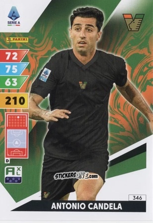 Sticker Antonio Candela - Calciatori 2024-2025. Adrenalyn XL
 n. 346 - Panini