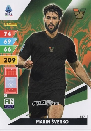 Sticker Marin Šverko - Calciatori 2024-2025. Adrenalyn XL
 n. 347 - Panini