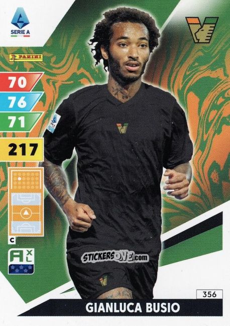 Sticker Gianluca Busio - Calciatori 2024-2025. Adrenalyn XL
 n. 356 - Panini