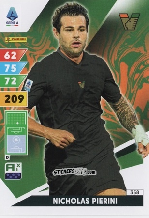 Sticker Nicholas Pierini - Calciatori 2024-2025. Adrenalyn XL
 n. 358 - Panini