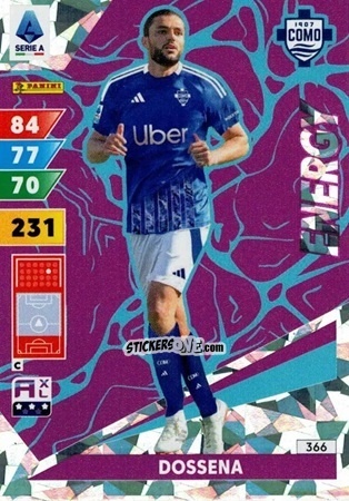 Cromo Alberto Dossena - Calciatori 2024-2025. Adrenalyn XL
 n. 366 - Panini
