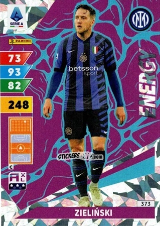 Cromo Piotr Zieliński - Calciatori 2024-2025. Adrenalyn XL
 n. 373 - Panini