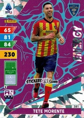Sticker Tete Morente - Calciatori 2024-2025. Adrenalyn XL
 n. 381 - Panini