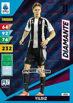 Sticker Kenan Yıldız - Calciatori 2024-2025. Adrenalyn XL
 n. 406 - Panini