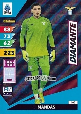 Figurina Christos Mandas - Calciatori 2024-2025. Adrenalyn XL
 n. 407 - Panini