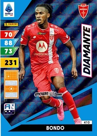 Sticker Warren Bondo - Calciatori 2024-2025. Adrenalyn XL
 n. 410 - Panini