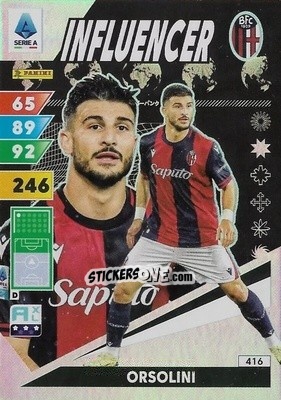 Sticker Riccardo Orsolini - Calciatori 2024-2025. Adrenalyn XL
 n. 416 - Panini