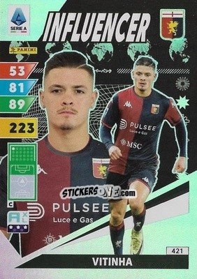 Cromo Vitinha - Calciatori 2024-2025. Adrenalyn XL
 n. 421 - Panini