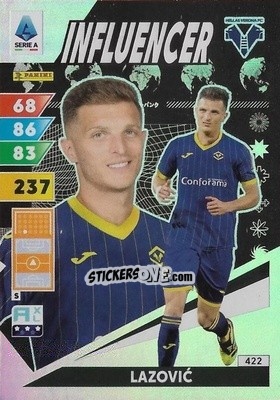 Sticker Darko Lazović - Calciatori 2024-2025. Adrenalyn XL
 n. 422 - Panini