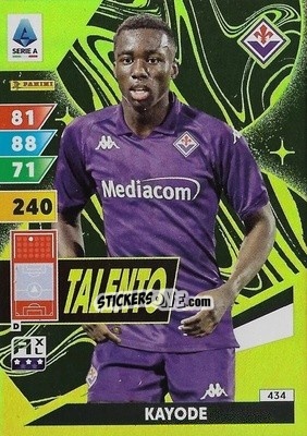 Sticker Michael Kayode - Calciatori 2024-2025. Adrenalyn XL
 n. 434 - Panini