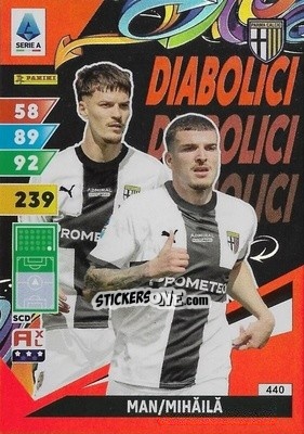 Figurina Dennis Man / Valentin Mihăilă - Calciatori 2024-2025. Adrenalyn XL
 n. 440 - Panini