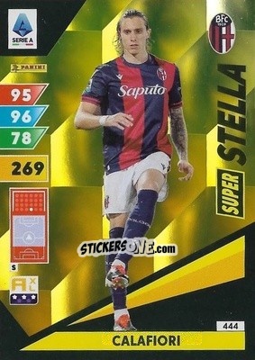 Sticker Riccardo Calafiori - Calciatori 2024-2025. Adrenalyn XL
 n. 444 - Panini