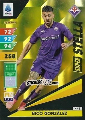 Sticker Nico González - Calciatori 2024-2025. Adrenalyn XL
 n. 446 - Panini