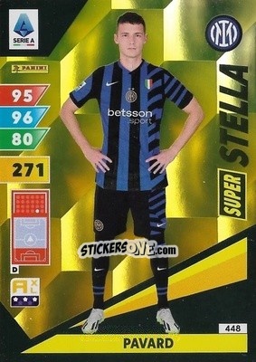 Sticker Benjamin Pavard - Calciatori 2024-2025. Adrenalyn XL
 n. 448 - Panini