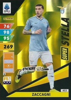 Sticker Mattia Zaccagni - Calciatori 2024-2025. Adrenalyn XL
 n. 453 - Panini