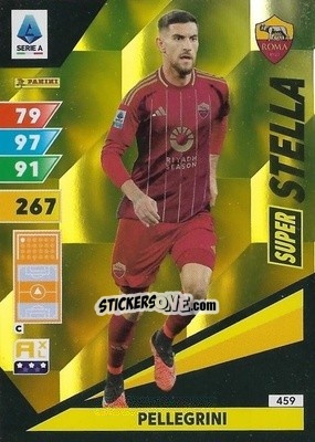 Figurina Lorenzo Pellegrini - Calciatori 2024-2025. Adrenalyn XL
 n. 459 - Panini