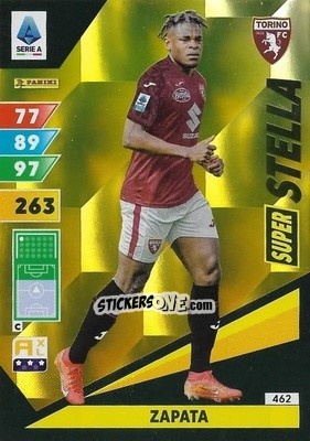 Cromo Duván Zapata - Calciatori 2024-2025. Adrenalyn XL
 n. 462 - Panini