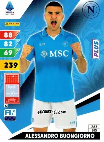 Cromo Alessandro Buongiorno - Calciatori 2024-2025. Adrenalyn XL
 n. 263bis - Panini